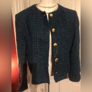 Vintage  Andre Barreau casual blazer  Made in Imported fabric, size 14